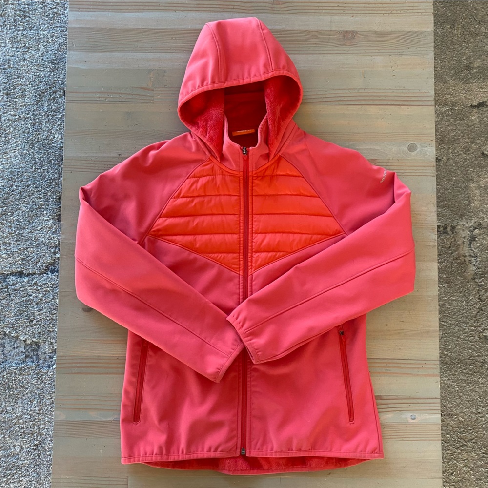 Merrell Pink Zip Hoodie Jacket Coat Small